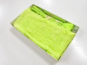 リサイクル　未使用品　正絹　絞り帯揚げ・帯締めセット